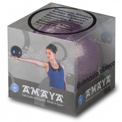 Мяч для художественной гимнастики AMAYA HOLOSCENTE 400 г tecnocaucho 350536 20 см Серебро с блестками