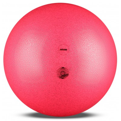 Мяч для художественной гимнастики силикон AMAYA GALAXI 410 г 350630 20 см Фуксия