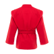 Куртка для самбо JS-302, красная, р.3/160